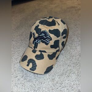 Leopard Detroit lions hat